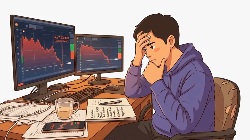 Kesilapan umum yang dilakukan pemula dalam trading forex