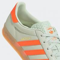Adidas Adidas Gazelle Indoor Linen Green / Solar Orange foto 4