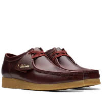 Adidas Clarks Wallabee - Deep Red Leather foto 3