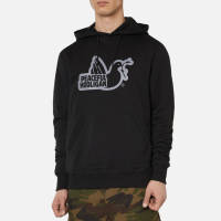Peaceful Hooligan Peaceful Hooligan Raised Dove Hoodie Navy foto 4