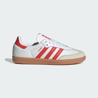 Adidas Adidas Samba OG Cloud White/Solar Red - Greencoco Stuff