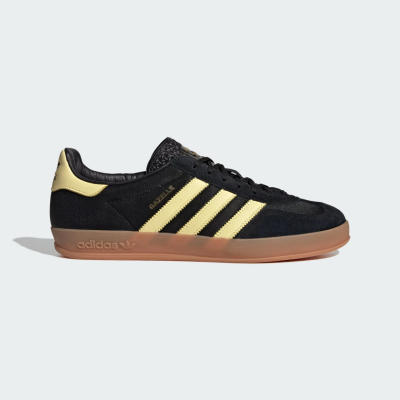 Adidas Adidas Gazelle Indoor Black/Almost Yellow - Greencoco Stuff