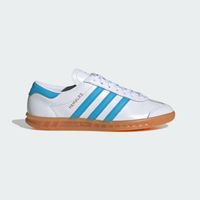 Adidas Adidas Hamburg Cloud White / Semi Blue Burst / Gum - Greencoco Stuff