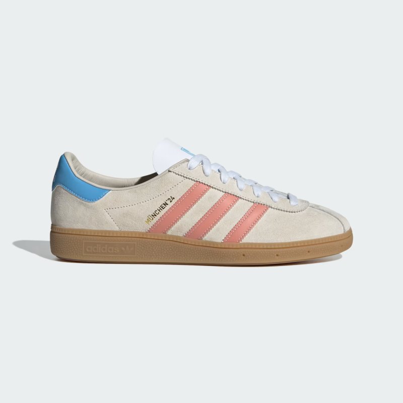 Adidas Adidas Munchen 24 Wonder White/Wonder Clay/Semi Blue Burst - Greencoco Stuff