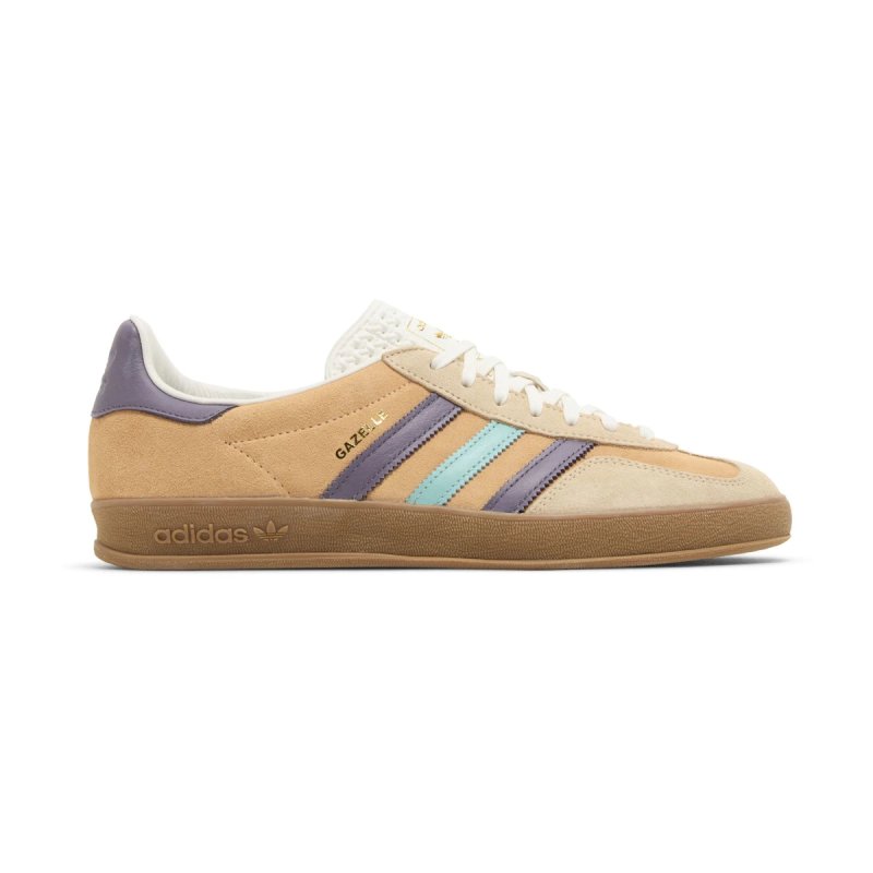 Adidas Adidas Gazelle Indoor Cream Glow Orange / Shadow Violet / Off White - Greencoco Stuff