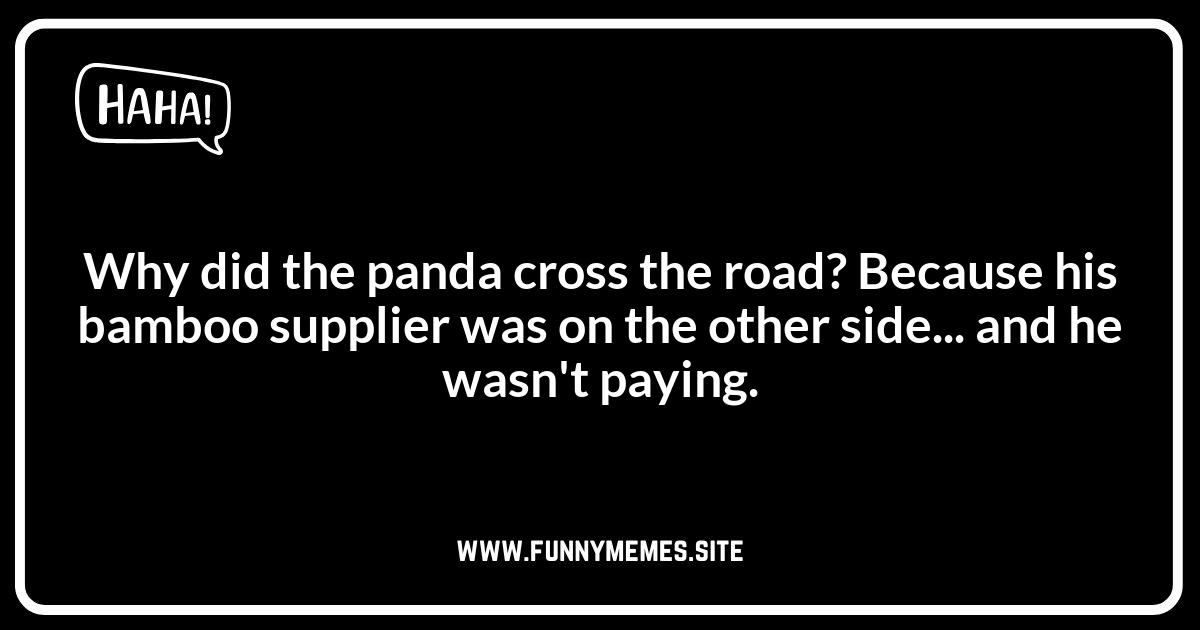 Dark Humor Panda Jokes: Tread Carefully