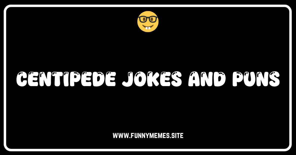 Centipede Jokes So Funny They'll Make You Crawl With Laughter