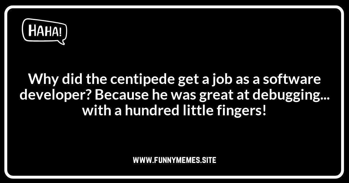 Centipede Jokes: One Hundred Legs, Zero Chill?