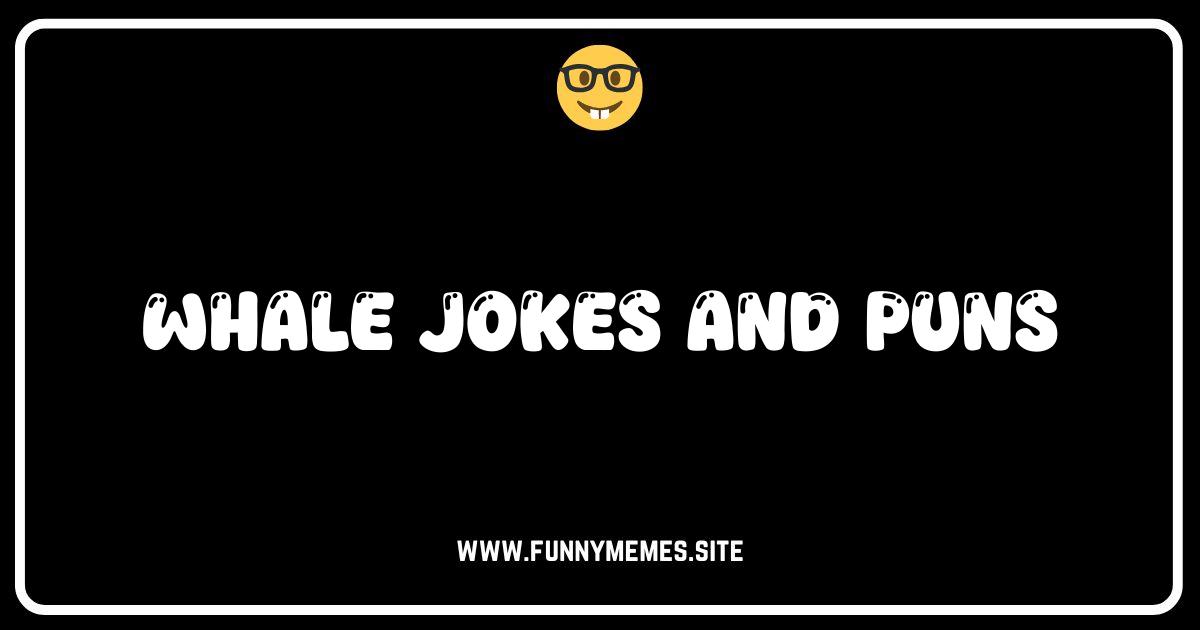 Whale of Laughs The Ultimate Whale Jokes and Puns List