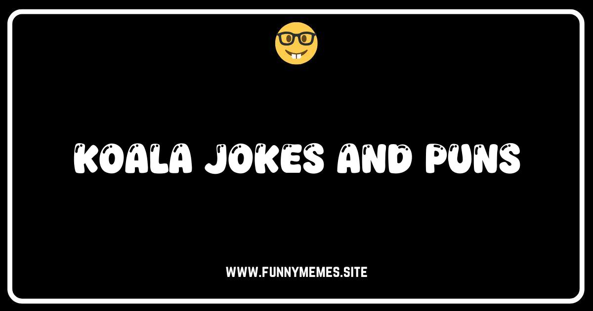 Koala-ty Humor: The Best Koala Jokes and Puns!