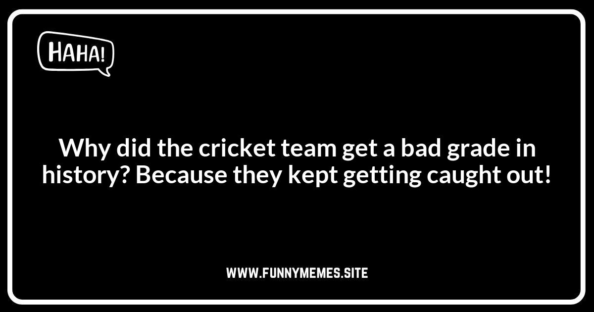 Cricket Jokes: Wicket-ly Funny One-Liners