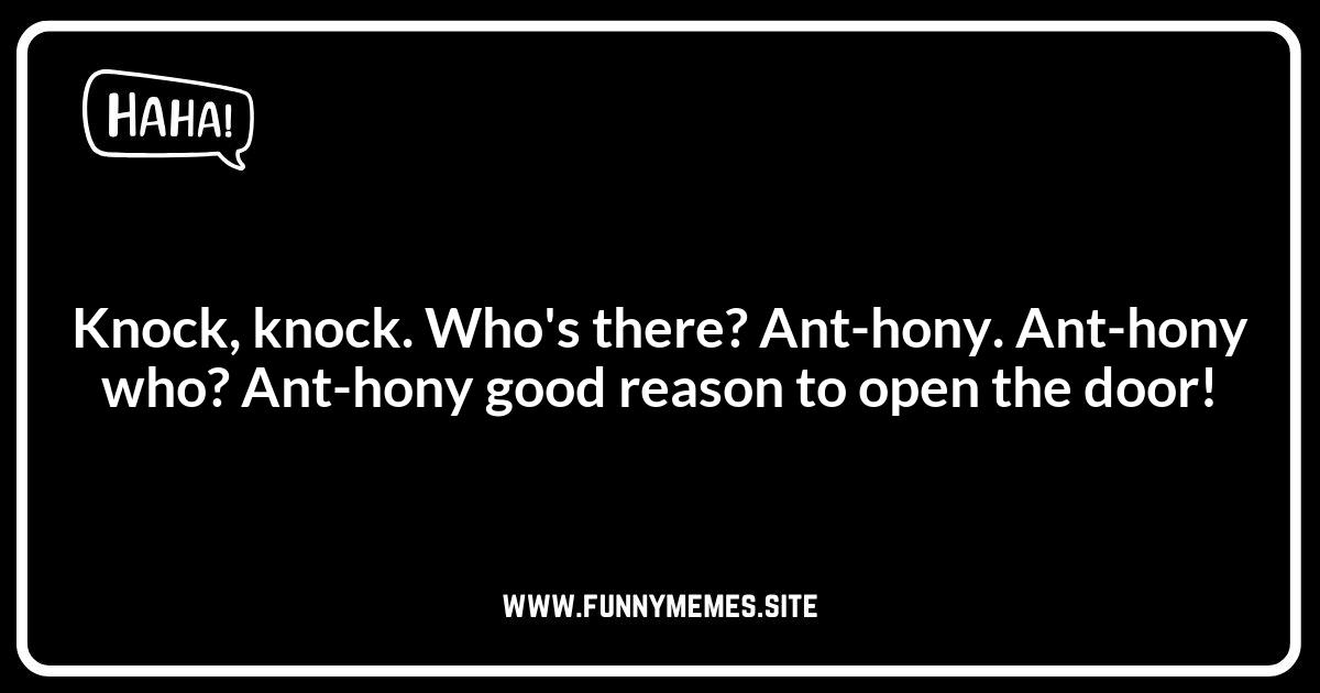 Ant Jokes: Knock-Knock Jokes for a Good Laugh