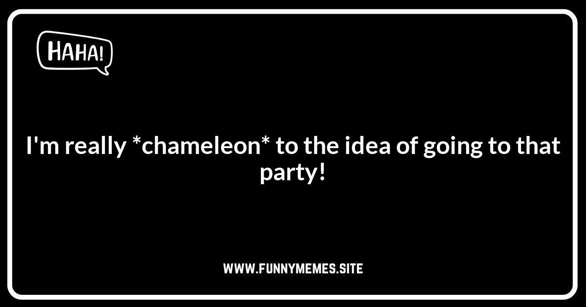 Chameleon Puns: Colorfully Clever Wordplay