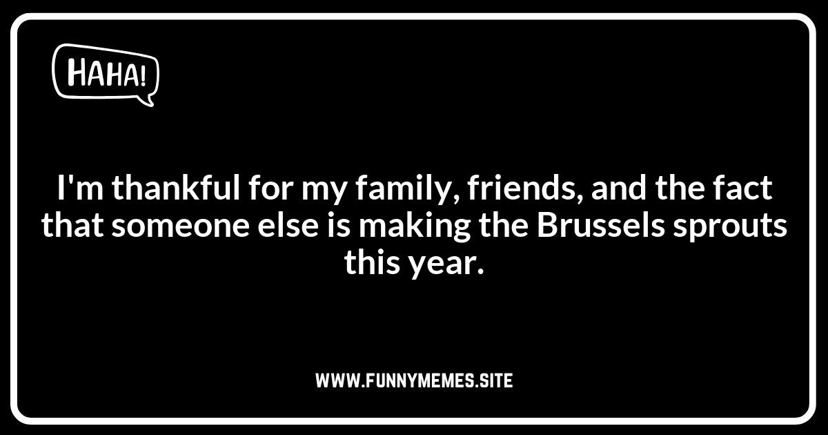 The Best Brussels Sprout Jokes for Thanksgiving Dinner