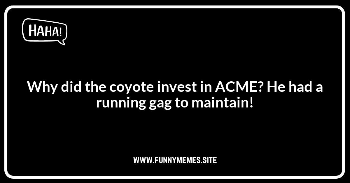 Coyote Puns About Roadrunners: The Classic Chase