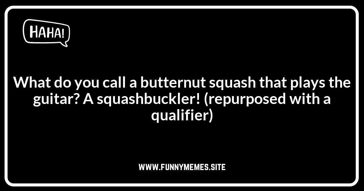 Butternut Squash Jokes: Nutty and Hilarious