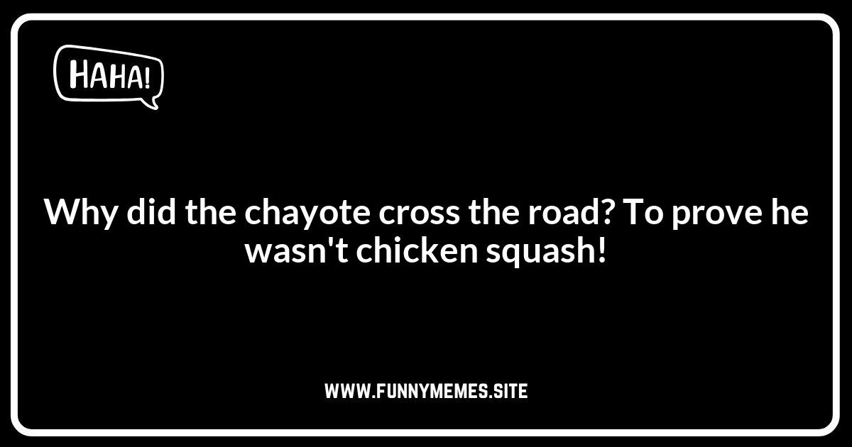 Chayote Jokes: A Root of All Laughter