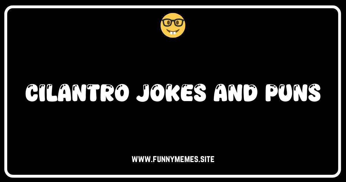 Cilantro So Bad, It's Good: The Punniest Jokes You'll Ever See!