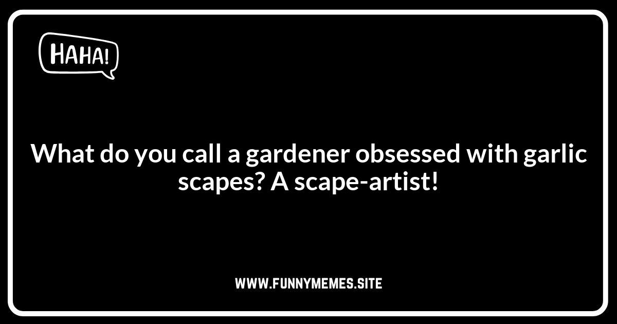 Garlic Scape Puns for Gardeners: Rooted in Laughter