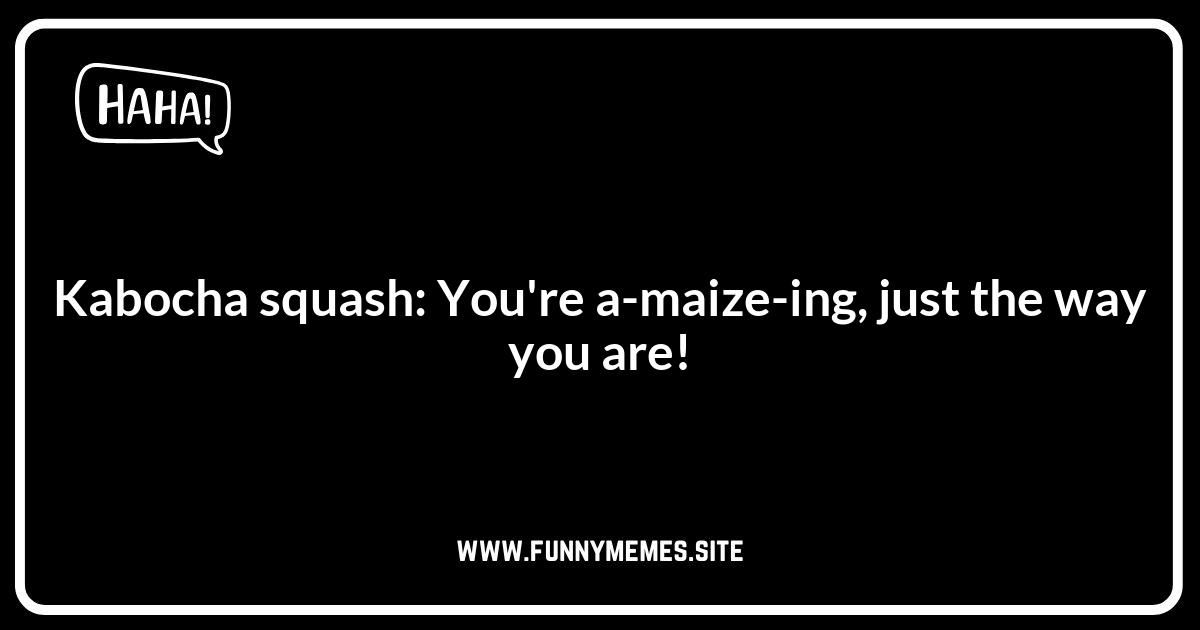 Kabocha Squash Puns: A-maize-ing Wordplay