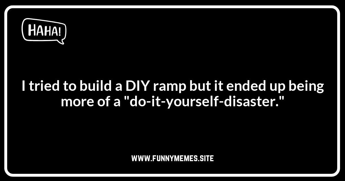 DIY Ramps Jokes: Building Your Own Laughs