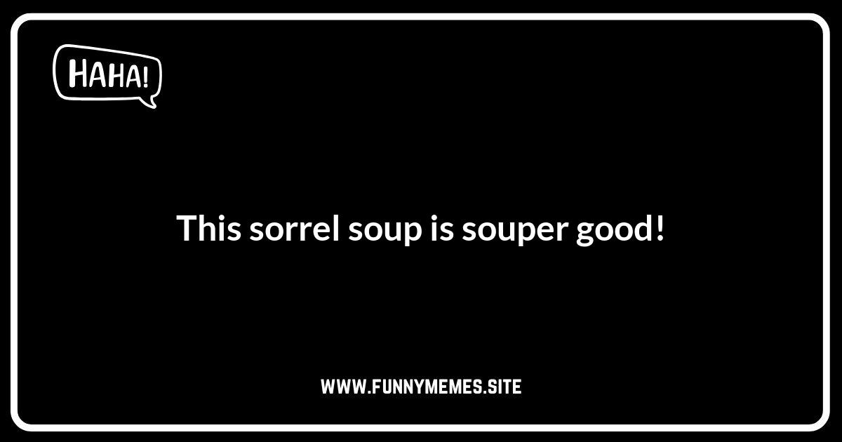 Sorrel Puns for Foodies: A Culinary Comedy Feast