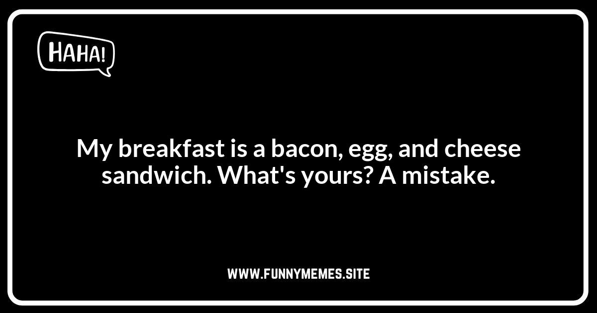 Bacon Jokes About Breakfast: Wake Up Laughing