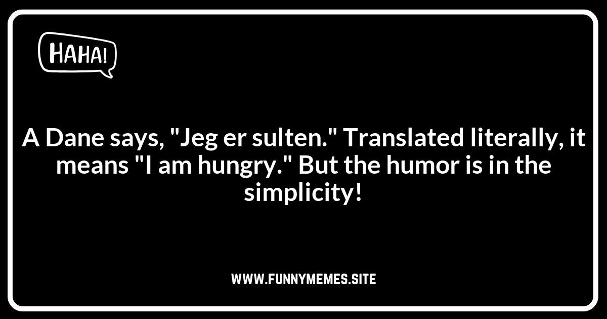 Danish Jokes Translated: Lost in Translation, Found in Laughter