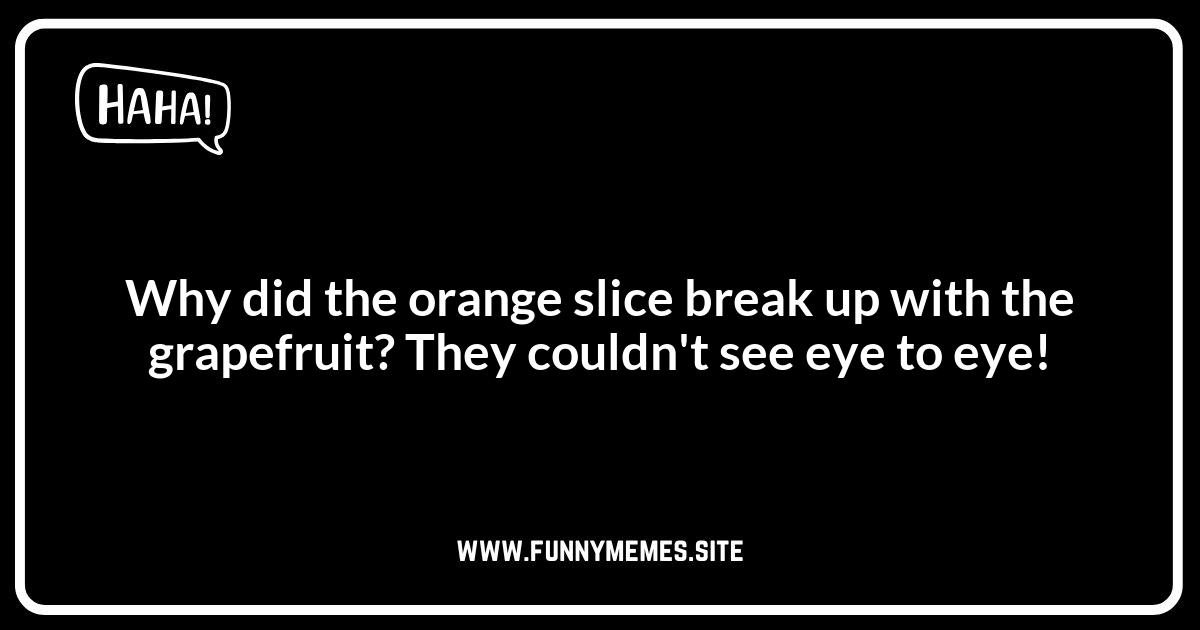 Food-Related Orange Jokes That Will Make You Hungry