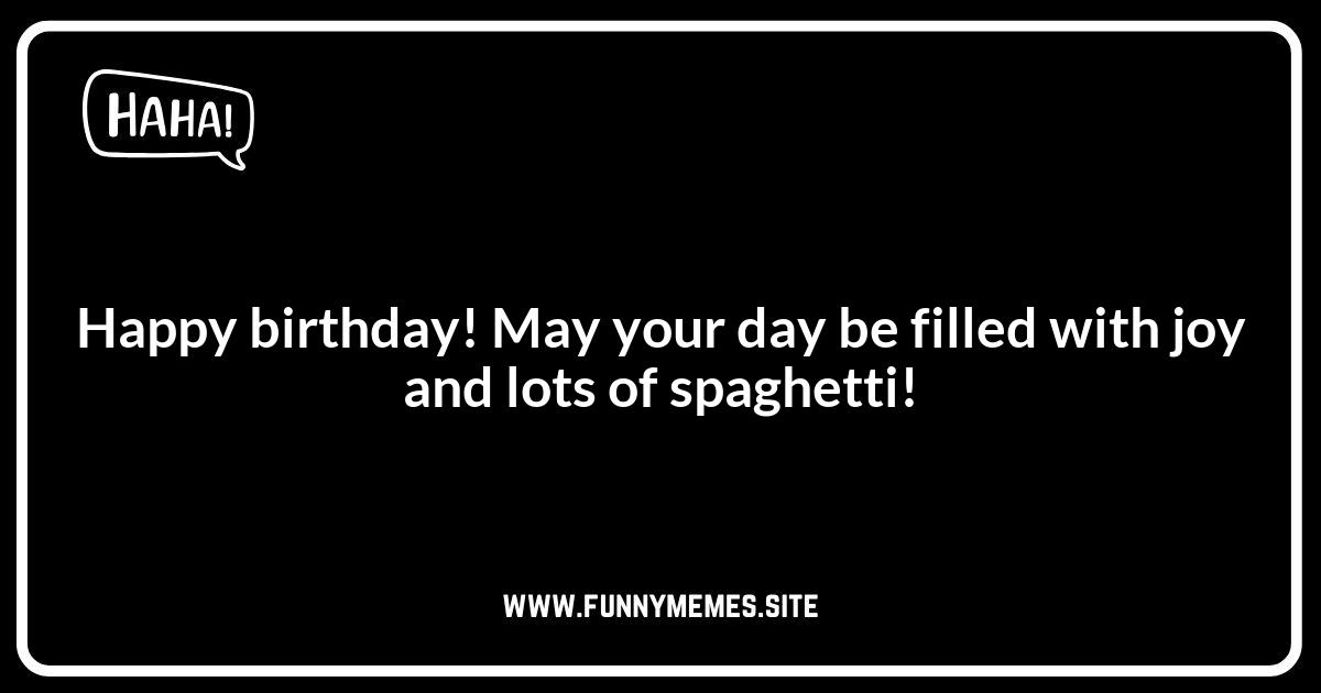Spaghetti Puns for Special Occasions