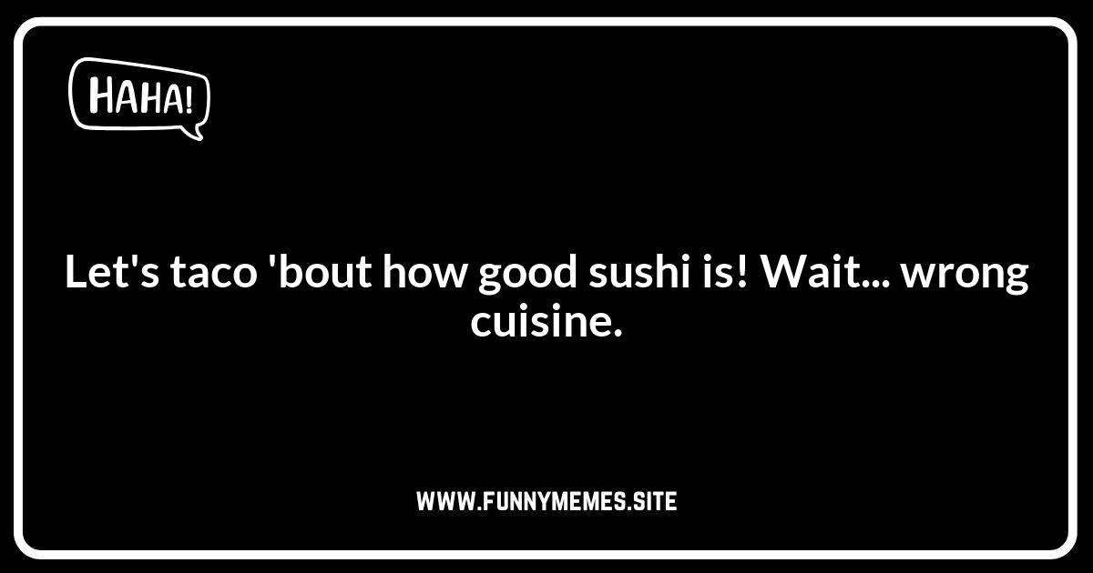 Sushi Jokes and Puns: Perfect for Sharing