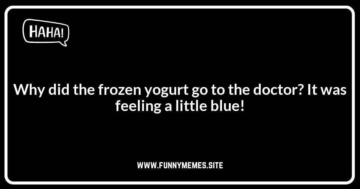 Frozen Yogurt Jokes: Chill Out and Laugh