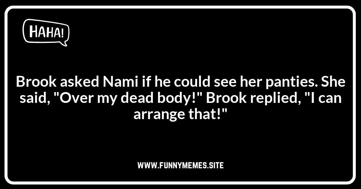 Brook Jokes: Panty Jokes - A Brook Classic