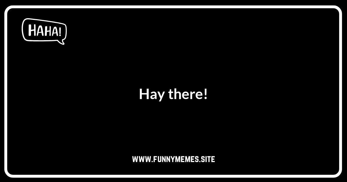 Short and Sweet Hay Jokes: Quick Chuckles