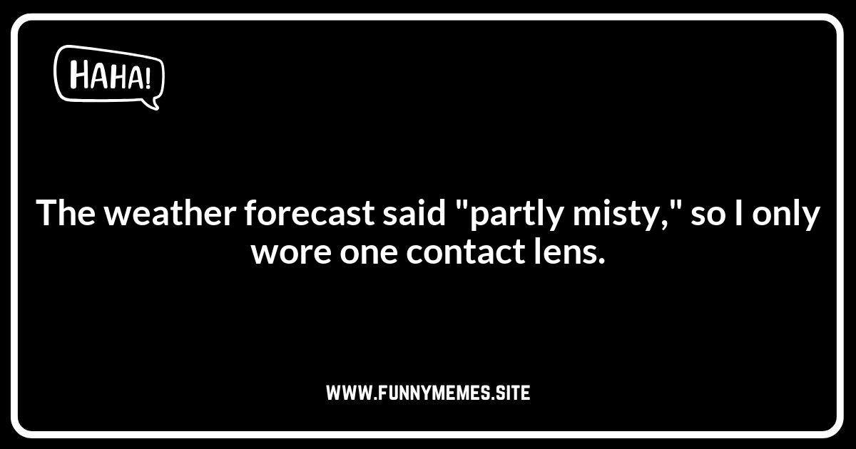 Mist and Weather Jokes: When the Forecast is Funny