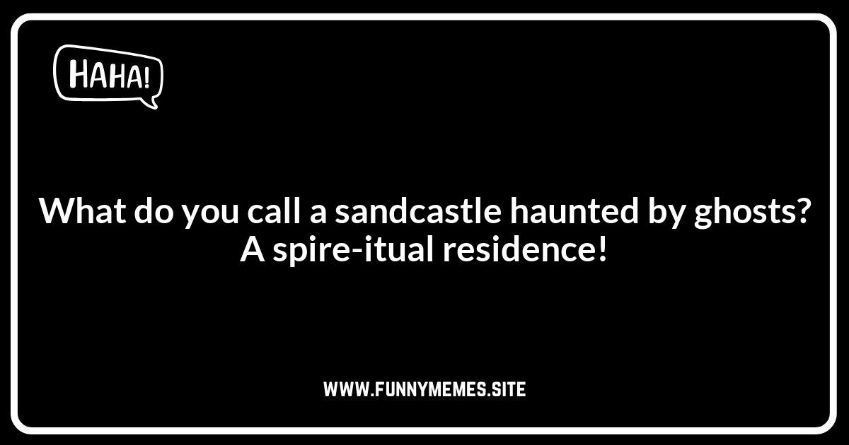 Sandcastle Ghost Jokes: Spooky Beach Fun