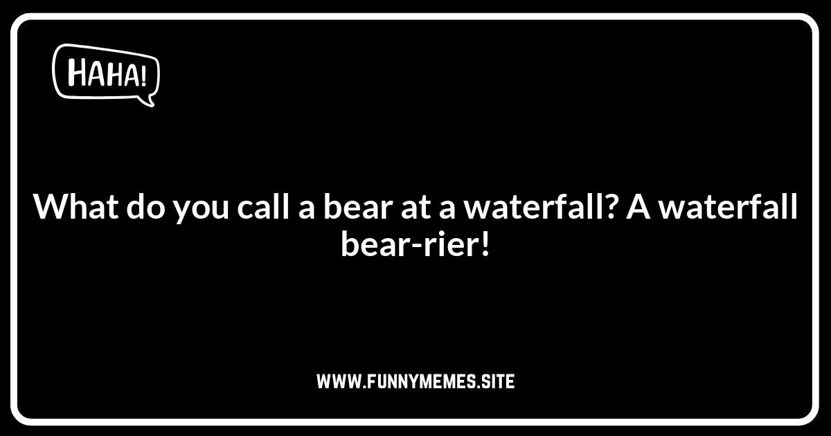 Waterfall Jokes: Nature-Themed Waterfall Humor