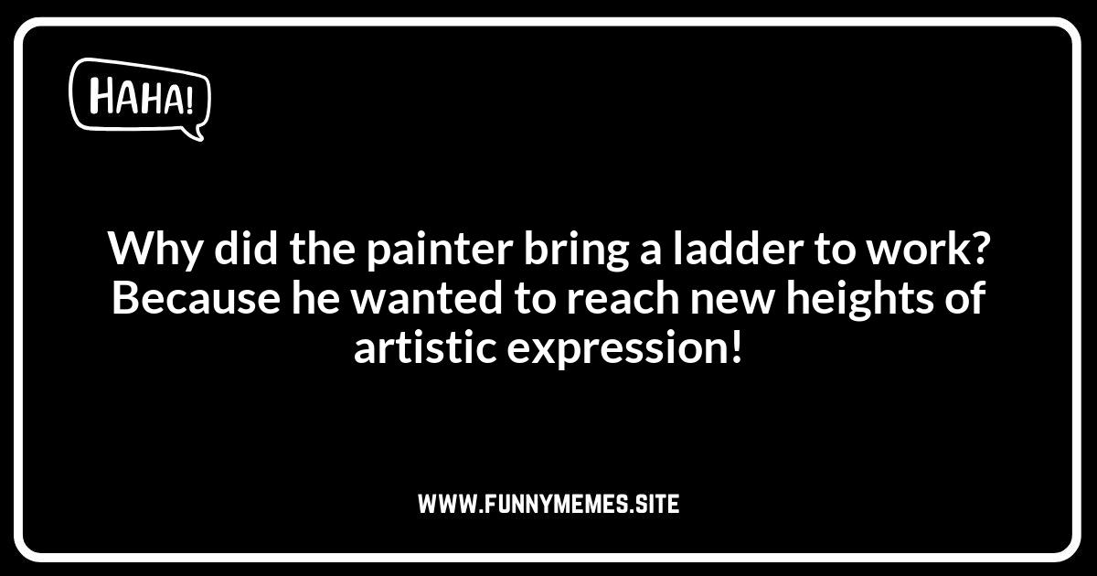 Paint Brush Jokes: A Colorful Collection of Puns