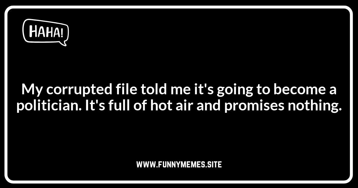 Corrupted File Jokes: When Data Goes Wrong