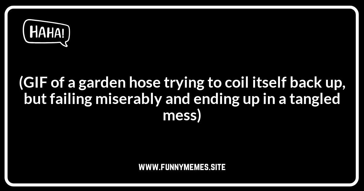 Animated Garden Hose Jokes: Visual Gags
