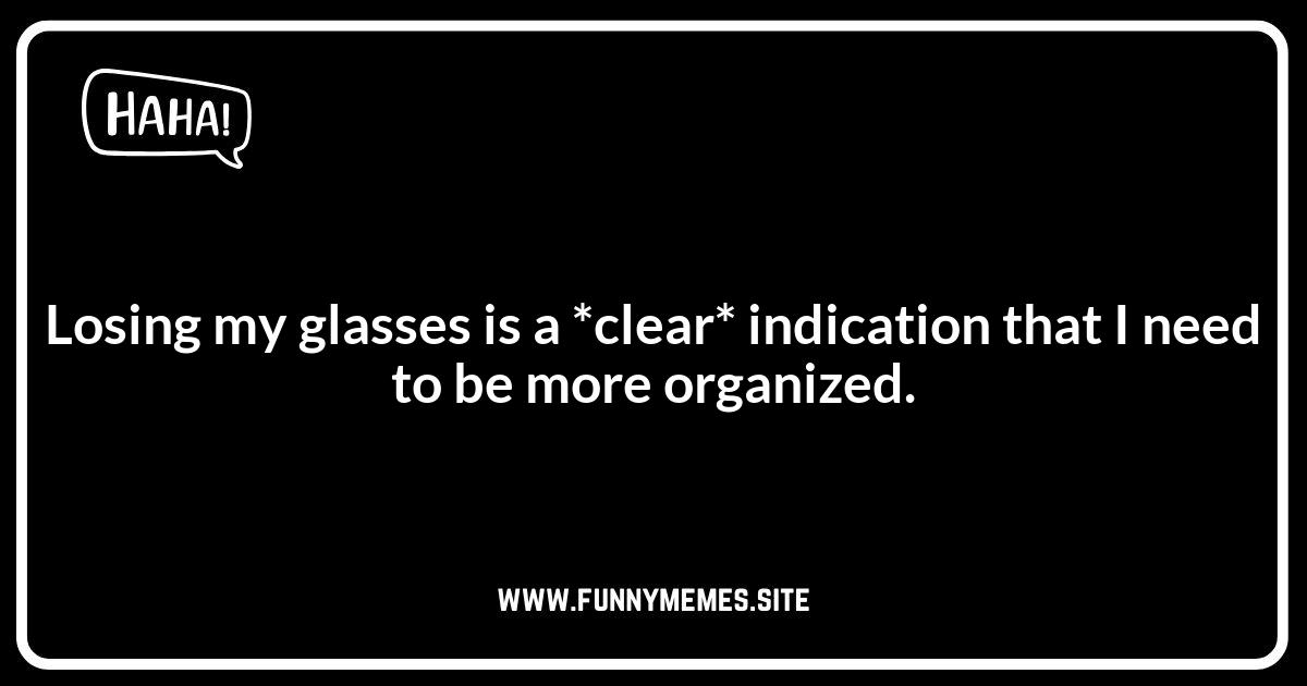 Glasses Puns: Jokes About Losing Your Glasses