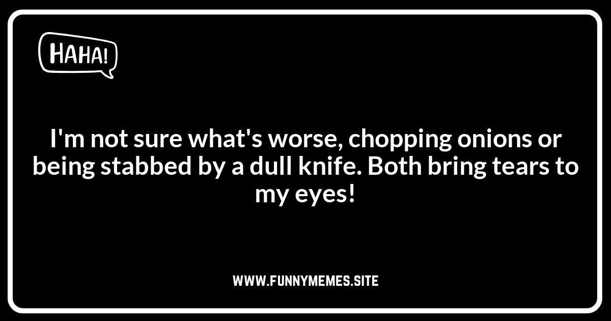 Knife Puns for Chefs and Foodies