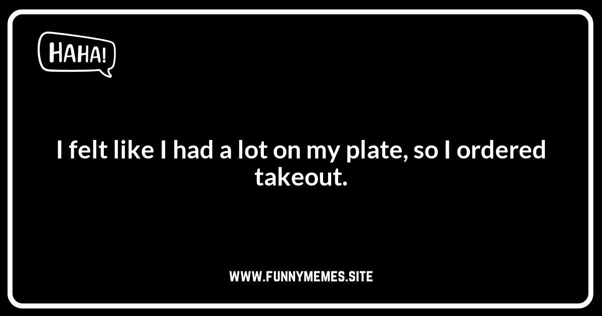 Plate-Related Jokes: Beyond the Dinner Table