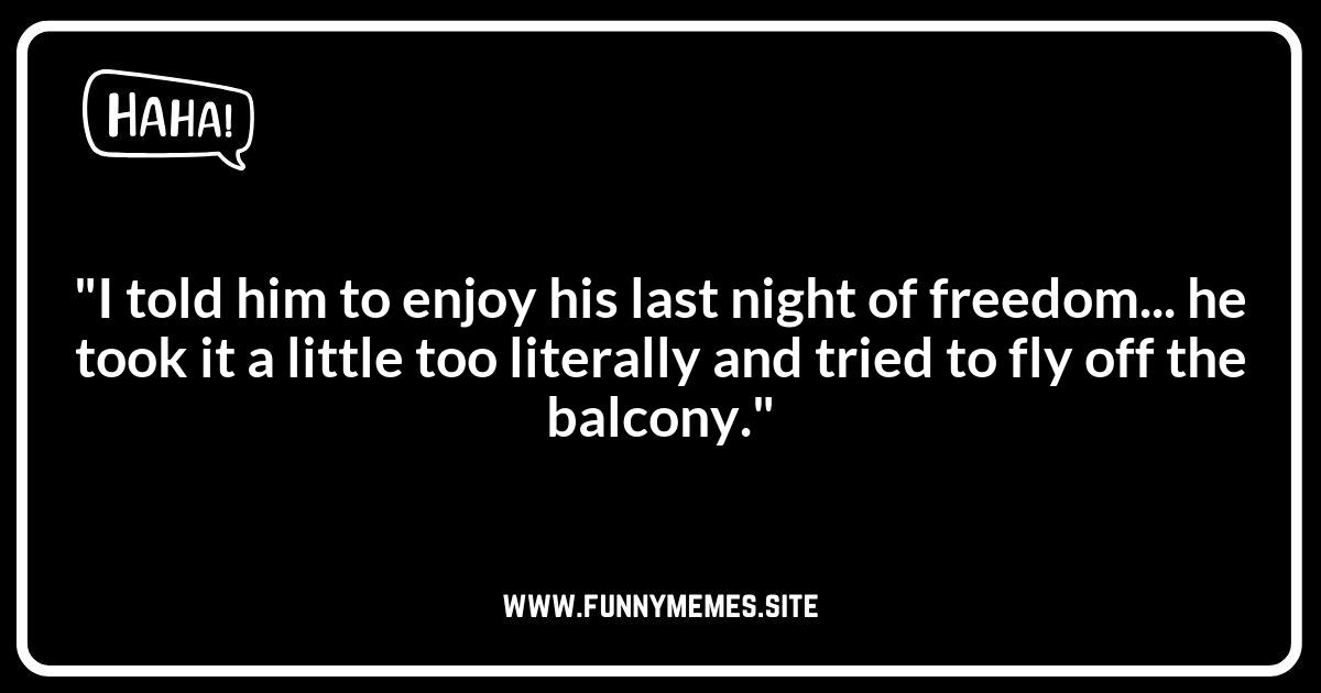 Bachelor Party Jokes for the Best Man Speech