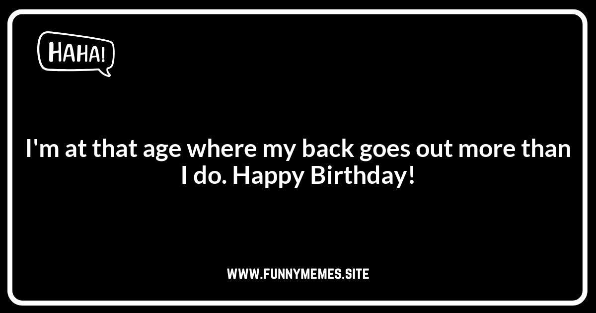 Age-Related Birthday Jokes for Seniors