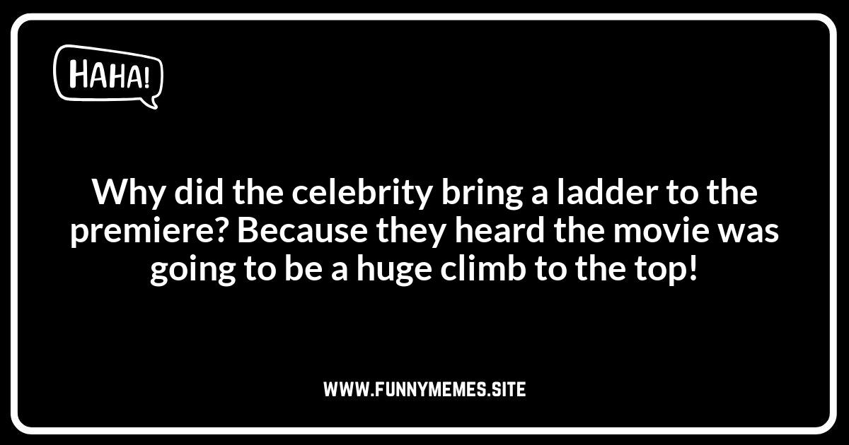 Funny Film Premiere Jokes: Star-Studded Laughs