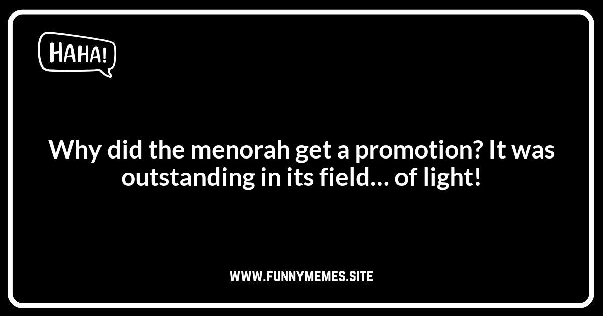 Menorah Jokes: Light Up the Room with Laughter