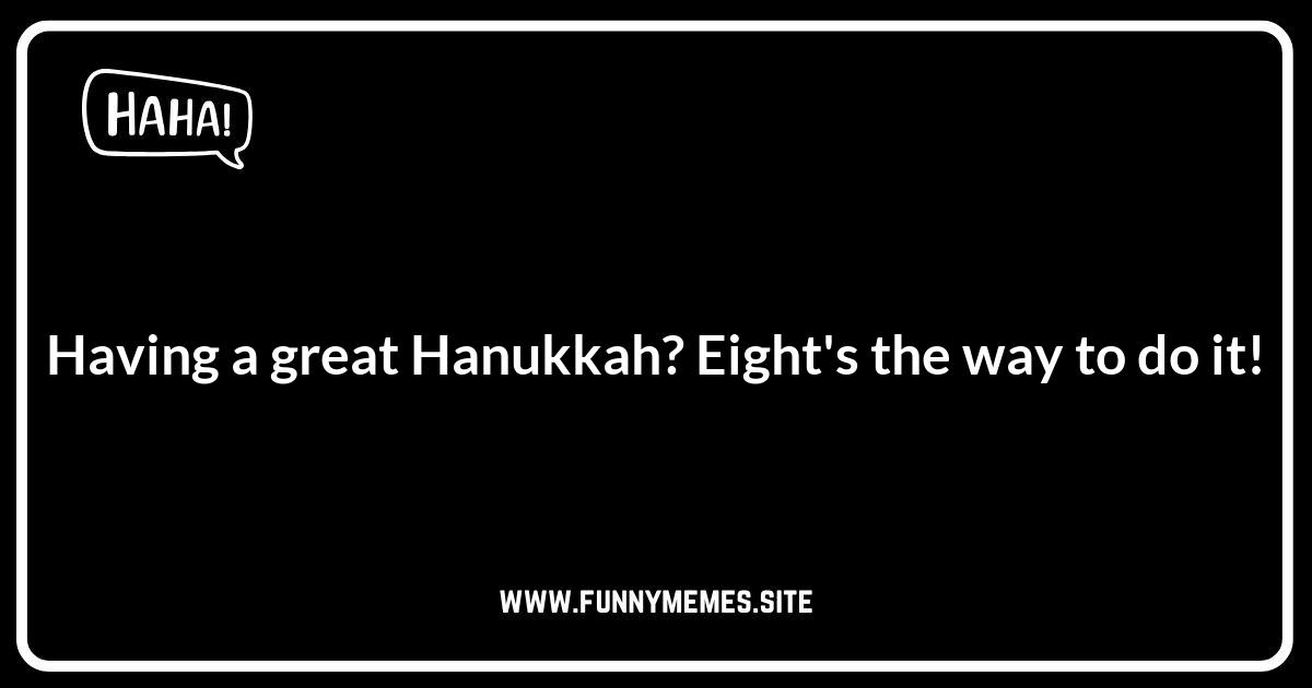 Hanukkah Puns: Eight Crazy Nights of Humor