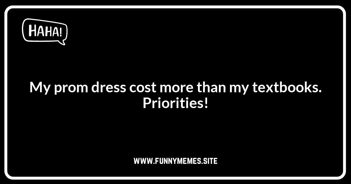Prom Dress Jokes: Fashionably Funny Moments