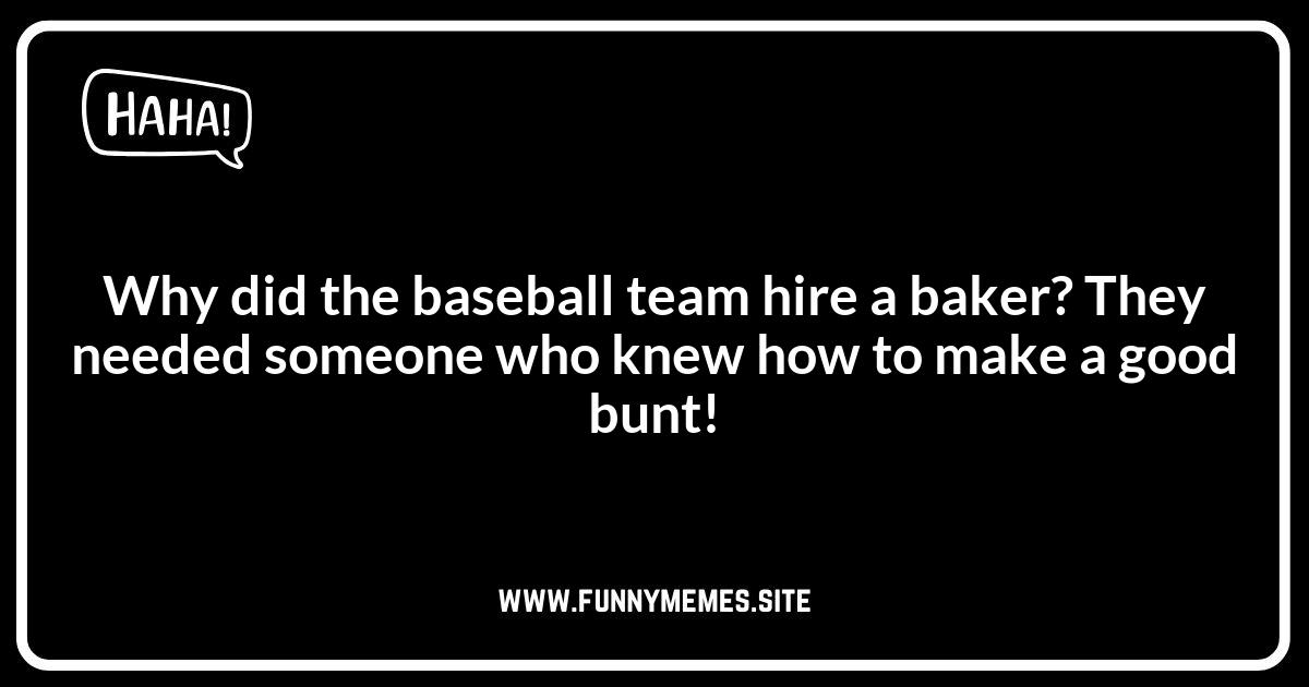 Hilarious Baseball Jokes to Knock Out of the Park